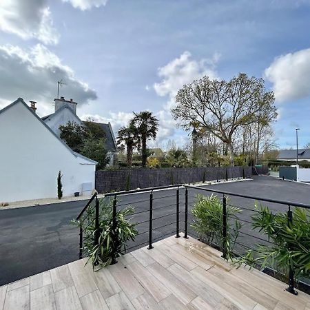 Superbe Villa Tout Confort Avec Piscine Chauffee Er Couverte Et Spa A 2 Pas De La Plage Fouesnant Bagian luar foto