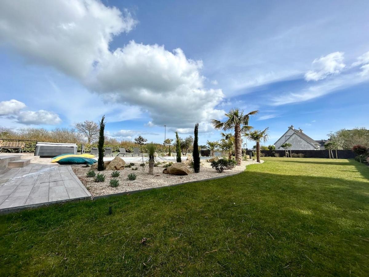 Superbe Villa Tout Confort Avec Piscine Chauffee Er Couverte Et Spa A 2 Pas De La Plage Fouesnant Bagian luar foto